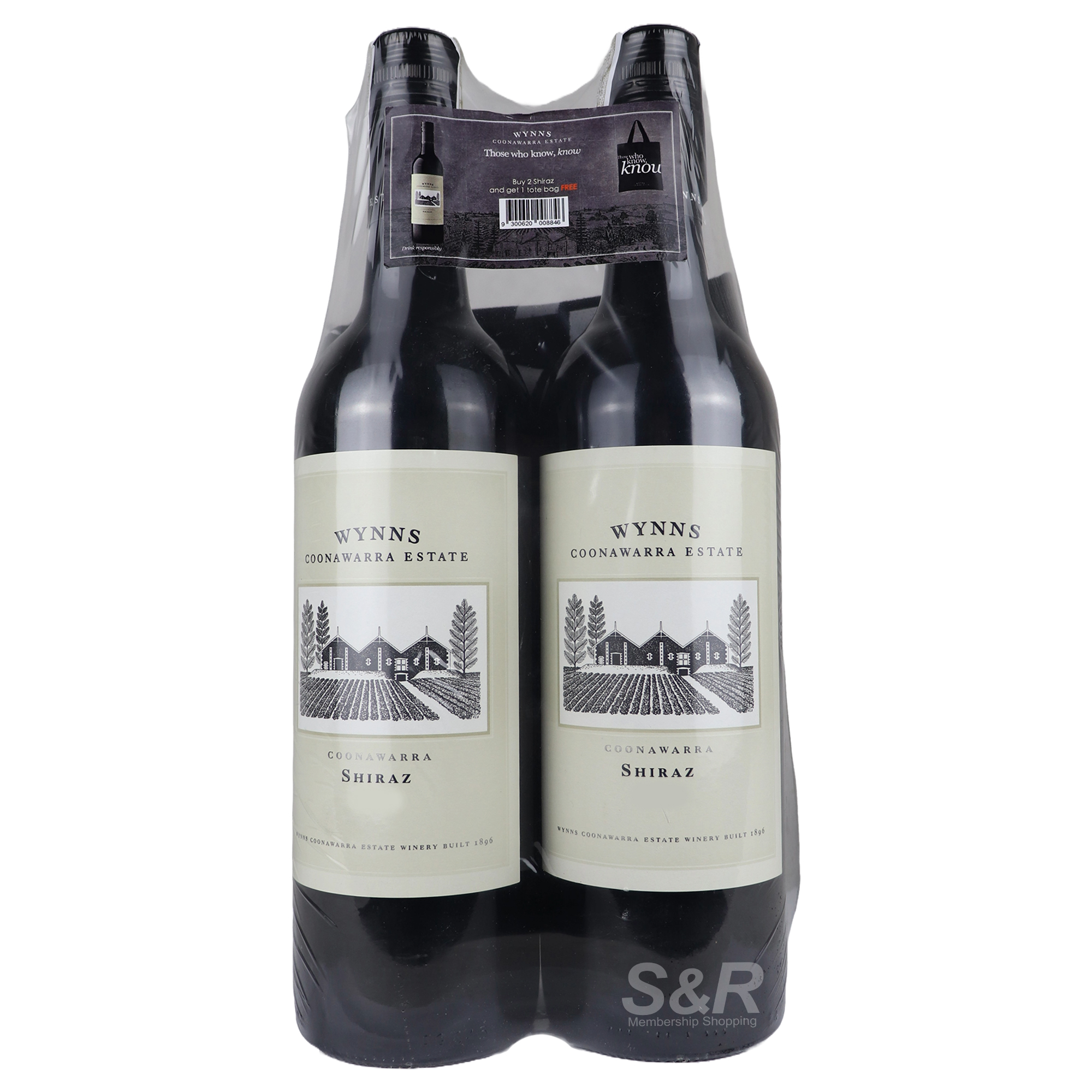 Wynn's Shiraz 2x770mL with Tote Bag Wynn's Shiraz 2x770mL with Tote Bag